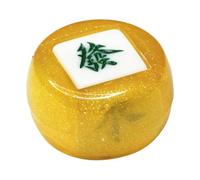 Luwecf Jeu de Dés de Mahjong Chinois pour Le Plaisir et Les Jeux, or