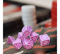 Luwecf Jeu de Dés Multi-faces 4x7 Pièces, Dés Polyédriques, Jouets D'enseignement Des Mathématiques, Jouets de Divertissement, Jeu de Dés pour Table de B