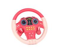 Luwecf Jouet Volant Enfant Simulation Voiture Jouet Éducatif Interactif Activités Premiers Âges Prétendre Jouer Effets Sonores et Lumineux Convient pour Appr, Rouge