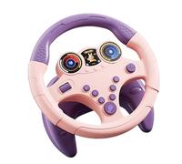 Luwecf Jouet Volant Portable pour Enfants, 21 X 19 X 8,6 Cm, pour Siège de Voiture Ou Jeu D'intérieur avec Ventouse, Grande Base Rose