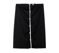 Luwecf Jupe Incontinence Adulte Jupe Protection Literie Tapis Réutilisable Léger Polyester Respirant Lavable Imperméable Convient Aux Soins Des Personnes Âgé, Noirxl