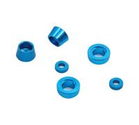 Luwecf Kit D'entretoises de Direction avant pour Voiture Télécommandée, Composants En Aluminium pour Patins de Dessous de Verre, Bleu