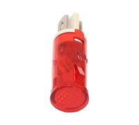 Luwecf Lampe Témoin -14A Lampe Indicateur Panneau Montage Compacte Mini Ampoule Économie d'Énergie Matière Résistante Installation Rapide Adaptée, Rouge