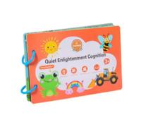 Luwecf Livre D'autocollants Réutilisable Brain Teaser Static Activity Linder Livre pour Enfants Cadeau D'anniversaire, Style 1
