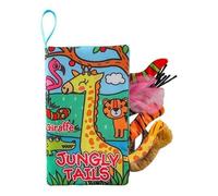 Luwecf Livres en Tissu pour Tout-petits, Thème Girafe, Lot de Quatre