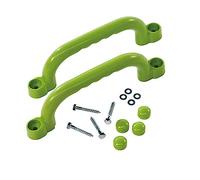 Luwecf Lot de 2 Barres D'appui pour Aire de Jeux, avec Vis, Accessoires de Balançoire, pour Salle de Jeux, Poignées D'échelle Polyvalentes pour Maison de Jeu, Vert Clair