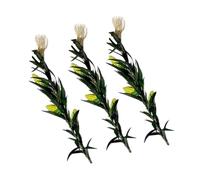 Luwecf Lot de 3 Tiges de Maïs Miniatures, Arbustes Simulés pour Maquettes de, Réseaux et Bâtiments Aux échelles 1:35, 1:32 et 1:48.