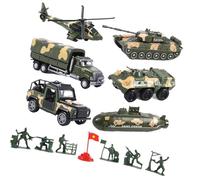 Luwecf Lot de 6 mini-avions de transport à friction pour enfants de 3 à 7 ans, cadeau d'anniversaire