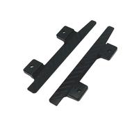 Luwecf Marchepieds latéraux en métal RC pédales de voiture RC chenille côté pédale marchepied pour MN82, LC79, MN78, noir