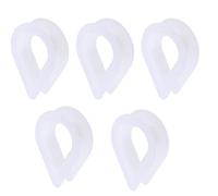 Luwecf Marine Nylon Thimble Œillets pour Corde de Bateau Accessoires de Ligne Nylon Cosse Plastique Remplaçants Résistants Aux Chocs Conçu en Matériau Durabl, Lot de 5