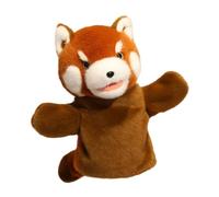 Luwecf Marionnette à Main Jouet Interactif Figurine en Peluche Poupée Animale pour Le Jeu de Rôle Favorisant La Communication Adaptée pour Les Spectacles et, Raton Laveur