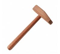 Luwecf Marteau de Métallurgie Maillet Simple en Bois Outil Façonnage Précis Manche Stable Adapté aux Travaux Fins Bijoux Atelier Manuels, Marteau De Mise En Forme Horizontal Avec Laque