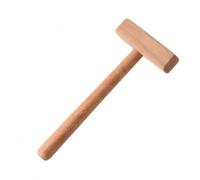 Luwecf Marteau de Métallurgie Maillet Simple en Bois Outil Façonnage Précis Manche Stable Adapté aux Travaux Fins Bijoux Atelier Manuels, Marteau De Mise En Forme Vertical Sans Laque
