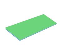 Luwecf Matelas Flottant Piscine Tapis de Flottaison Raft Doux XPE Léger Facile à Nettoyer Adapté pour Loisirs Été Jeux D'Eau Piscine Familiale, Vert bleu