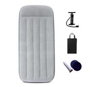 Luwecf Matelas Gonflable Portable avec Oreiller Intégré, Lit d'Appoint en Tissu Composite pour Maison et Camping, Pompe Incluse