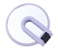 Luwecf Miroir de Maquillage Grossissant Double Face - Miroir de Maquillage Grossissant, Pliable et Réglable, avec Poignée, à Poser sur Un Comptoir, Loupe 2x