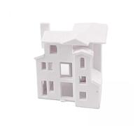 Luwecf Modèle de Maison de Poupée à L'échelle 2x1: 500, avec Parking En Train et Ornements de Rue