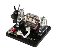 Luwecf Modèle de Moteur Brushless Miniature pour Projet DIY Moteur sans Balais Modèle de Conversion Mini d'Entraînement Faible Consommation, avec Pagaie