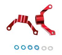 Luwecf Paire de Montants Arrière, Accessoires pour Voiture Télécommandée 1/10, Mise à Niveau En Alliage D'aluminium pour TT02, Rouge