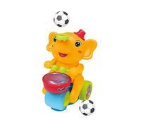 Luwecf Panier Jouets de Musicien avec Musique et Batterie pour Bébé, Jaune