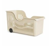 Luwecf Panier Rangement Plastique Coulissant | Accessibilité directe, Boîte organisatrice, Rangement salle bain, Pour habitations soignées