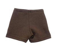 Luwecf Pantalon Court Miniature Short de Gymnastique Vêtement Décontracté Habit pour Figurine Modèle Texturé Élégant Approprié pour Compléter une Collection, CafÉ