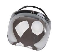 Luwecf Pare-Brise Flip Visière Pare-Soleil Protection Anti-Fog Système 3 Boutons Convient à Motards Balades Activités de Plein Air