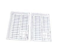 Luwecf Petit modèle de trompettiste assemblé à la main Assemblé Le diorama du chemin de fer miniature