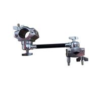 Luwecf Pince pour Cymbale de Batterie Attache Rotative Réglable Fixation Métal Robuste Support Polyvalent Adaptée Pratique Collectif Musical, D