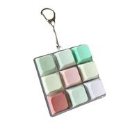 Luwecf Porte-clés Fidget Clavier Jouet 9 Touches Clavier Fidget Bouton pour Scolaire, Style I