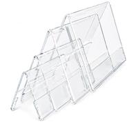 Luwecf Porte-Nom Table en Acrylique | Bords polis diamant, Support d'intification, Accueils professionnels, Pr restaurateurs