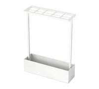 Luwecf Porte-queues de Billard Support Vertical Organisateur de Rangement pour Queues Socle Stable en Métal pour Une Longue Durée de Vie Adapté à la Maison, Blanc
