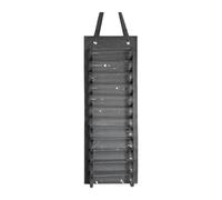 Luwecf Porte-rouleau de Vinyle, Organisateur de Rangement pour Vinyle, Fournitures pour La Maison, Multifonctionnel, Créatif, pour Hommes et Femmes, 12 Compa, Gris Foncé