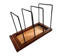 Luwecf Présentoir/Rangement pour Disques Vinyles, étagère Décorative Classique, Support pour Disques Vinyles, Idéal pour Une Ambiance Champêtre Ou Un Bureau.