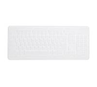 Luwecf Protection Clavier Housse de Clavier Transparente Silicone Flexible Protège Contre la Saleté et Les Liquides Nettoyage Facile Adapté pour Ordinateur Travail Bureau