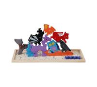 Luwecf Puzzles d'animaux de Dessin Animé 3D, Jouet éducatif pour La Motricité, La Coordination œil-Main, Jouet d'apprentissage Préscolaire pour Les T, Style A