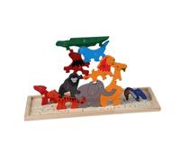 Luwecf Puzzles d'animaux de Dessin Animé 3D, Jouet éducatif pour La Motricité, La Coordination œil-Main, Jouet d'apprentissage Préscolaire pour Les T, Style B