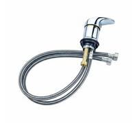 Luwecf Robinet de Salon de Coiffure Mélangeur Mitigeur Bec Douchette avec Vanne Céramique et Finition Chromée Débit Régulier pour Rinçage Confortable, 60CM Pipe, Quality