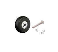 Luwecf Roue de Valise Universelle Accessoire Remplacement Roue Chariot Bagages PU Résistant à l'usure Installation Simple Convient Aux Touristes Trajets Long, Diamètre 5 Cm