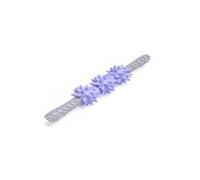 Luwecf Rouleau de Massage Musculaire Rouleau Bâton Outil Accessoire Multifonction pour Groupes Musculaires Du Cou au Mollet Trois Rouages Rotatifs Pression, Violet