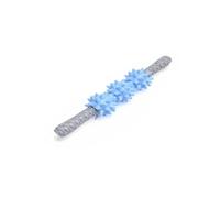 Luwecf Rouleau de Massage Musculaire Rouleau Bâton Outil Accessoire Multifonction pour Groupes Musculaires Du Cou au Mollet Trois Rouages Rotatifs Pression, Bleu