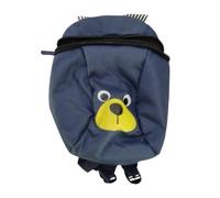 Luwecf Sac à Dos Réglable à Fermeture éclair avec Laisse, Sac à Dos de Dessin Animé pour La Maternelle, Jouet Préscolaire, Collation, Bleu foncé