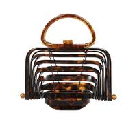 Luwecf Sac à Main en Acrylique Tissé pour Femme Sac de Plage Pochette Raffinée Conception Ouverte Adapté pour Bal Champêtre Dîner Extérieur Dimension, Style C