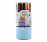Luwecf Set Stylos Aquarelle, Pointe Dure, 12 couleurs | Encre à base d'eau, Coffret ssin Créatif, Développement artistique, Pour Artistes en herbe