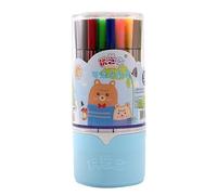 Luwecf Set Stylos Aquarelle, Pointe Dure, 18 couleurs | Encre à base d'eau, Coffret ssin Créatif, Développement artistique, Pour Artistes en herbe