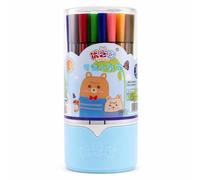 Luwecf Set Stylos Aquarelle, Pointe Dure, 36 couleurs | Encre à base d'eau, Coffret ssin Créatif, Développement artistique, Pour Artistes en herbe