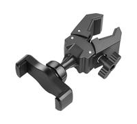 Luwecf Support de Téléphone Pince de Maintien Adaptateur pour Perche Fixation pour Enregistrement Permettant Une Rotation Facile Adapté pour Les Créateurs D, Célibataire