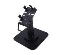 Luwecf Support de Terminal de Paiement Porte Terminal Carte Bancaire En Métal avec Rotation 270° et Inclinaison 30° Ergonomique Système de Verrouillage, Base Carrée