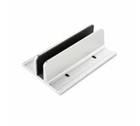 Luwecf Support Ordinateur Portable Support Vertical Socle Bureau Support Réglable Alliage d'Aluminium Antidérapant avec Silicone Rangement Ordonné au Bureau Poste de Travail Télétravail