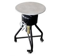 Luwecf Table Tournante pour Sculpture - Support Roue Rotatif en Métal pour Modélisme et at - pour Artistes, Table tournante de Sculpture Standard